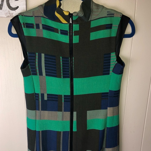 Lafayette 148 New York Cubism Geometric Dress - Picture 6 of 8